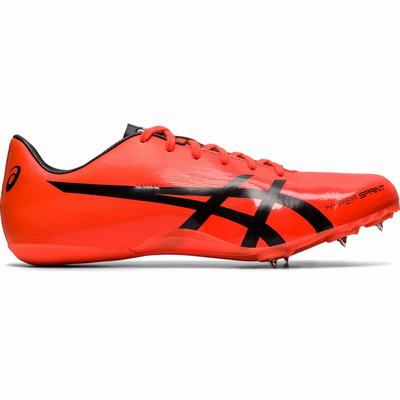 Férfi Asics Hyper Sprint 7 Szöges Cipő AS7682394 Korall/Fekete